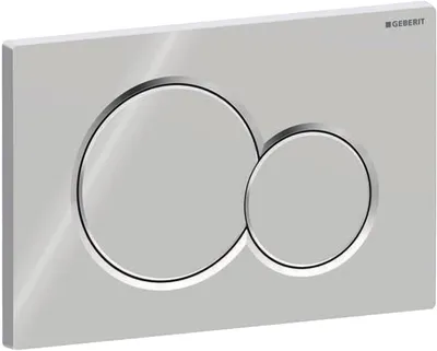 Produktbild von Geberit Betätigungsplatte Sigma01, 115770115, Revisionsplatte für 2-Mengen-Spültechnik, 246 x 164 x 13 mm, Weiß, 21239 7