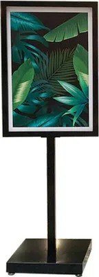 Produktbild von Stojan na plakáty Zákaznická zarážka Reklamní tabule Oboustranný stojan 64x90cm