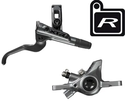 Produktbild von Shimano XTR Disc Brake Set rechts HR 2-Kolben Resin ohne Fin silber/schwarz