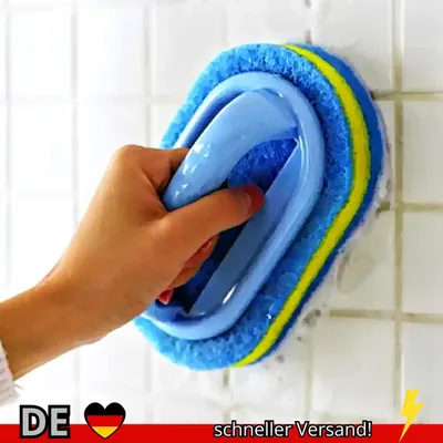 Produktbild von Reinigungsschwamm mit Griff Küche Bad