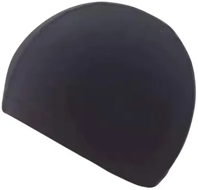 Immagine prodotto di CHPN – Cuffia da bagno – Cuffia da bagno nera – Non impermeabile – Mantiene i capelli raccolti durante il nuoto – Poliestere – Taglia unica