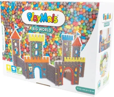Produktbild von PlayMais MOSAIC BIG WORLD CASTLE