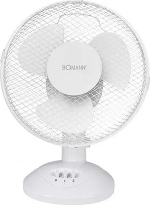 Image de Bomann VL 1137 CB Ventilateur de table 23 cm Blanc