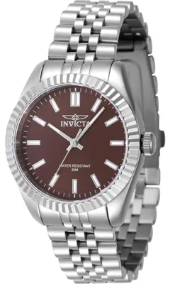 Obrázok produktu pre Invicta Specialty 47498 Dámske Hodinky - Quartz Hnutie - Nerezová Oceľ s Hnedým Ciferníkom - 36 mm