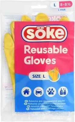Obrázek produktu pro Gumové rukavice Söke - vel. L, 1 pár