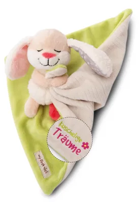 Immagine prodotto di NICI Panno coccoloso con coniglio di peluche 12 cm 22x22 cm