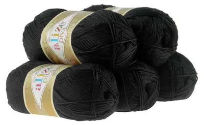 5 x 100g Strickgarn ALIZE DIVA - Häkelgarn Wolle Sommer Stricken Häkeln