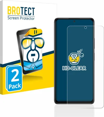 Produktbild von 2x Für Xiaomi Redmi Note 10 Pro / Max Schutzfolie BROTECT Displayschutz Display Schutz Folie Klar Transparent