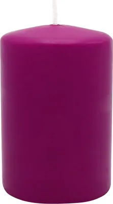 Produktbild von Stumpenkerze aus Paraffin, Erika, WENZEL, 80/60 mm, Brenndauer ca. 22h, selbstverlöschend