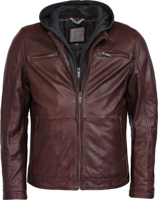 Produktbild von JCC Lederjacke 3102234 Herren bordeaux 52