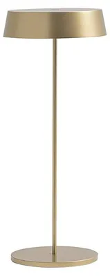 Image de Lampe De Table Portable Inemuri Or Led 2,2W 2700K Ip54, Rechargeable Par Usb, Variateur Tactile Intégré - Rossini Illuminazione