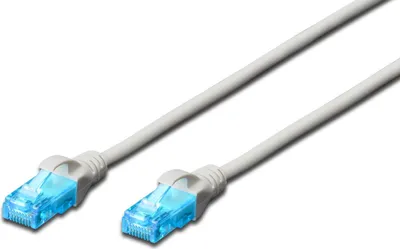 Produktbild von Digitus 0.25m Cat5e U/UTP, 0,25m, Cat5e, U/UTP (UTP), -20 - 60 °C