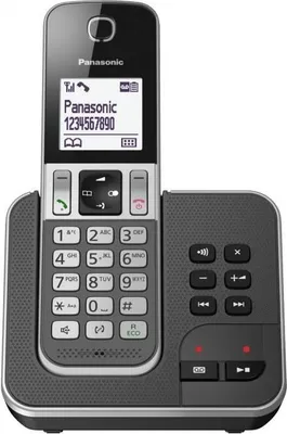 Image de Téléphone sans Fil Panasonic, KX-TGD320FRG, Répondeur, Base et Combiné, Mains Libres, Identification de l'Appelant