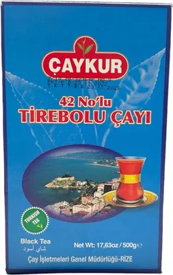A box of Turkish tea.