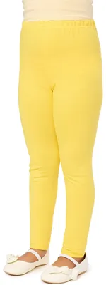 Produktbild von Merry Style Mädchen Lange Leggings aus Baumwolle MS10-225 (Gelb, 152 cm)