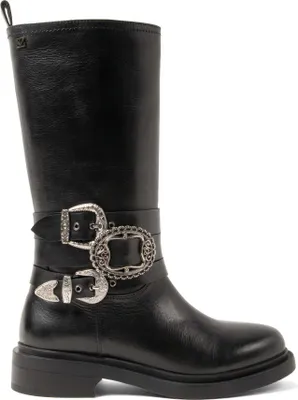 Produktbild von Lazamani Clover Damen Leder-Stiefel Black Größe 40