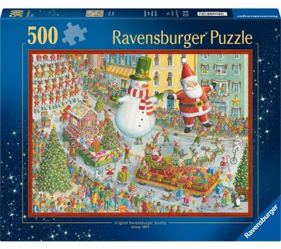 Obrázek produktu pro Ravensburger Here Comes Christmas!, 500 kusů, Vánoce, 12 rok/roky