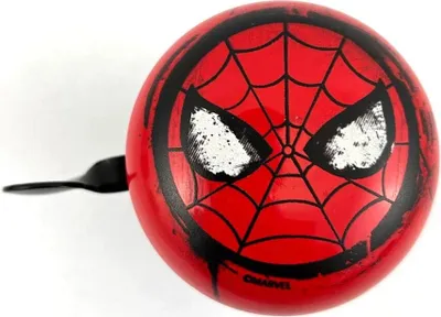 Produktbild von Marvel 2-Klang Fahrradklingel "Retro Spiderman", Ø 60mm, Retro Bell