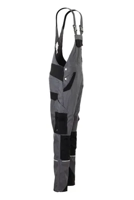 Produktbild von Planam Latzhose Norit Damen Gr. 48 schiefer/schwarz
