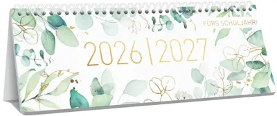 Obrázek produktu pro Stolní kalendář Blattgold pro školní rok 2026/2027