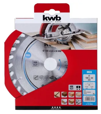 Productafbeelding van Cirkelzaagblad hm 190x30 69m I KWB