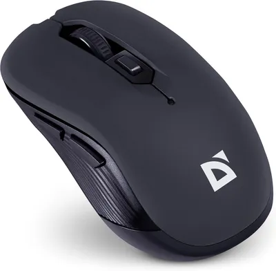Zdjęcie produktu dla Bezprzewodowa mysz z 5 przyciskami, cichym kliknięciem, rozdzielczością 1600 DPI, ergonomiczna mysz biurowa z przyciskami umieszczonymi w miejscu kciuka, przeznaczona do komputerów PC i laptopów, z 3 poziomami regulacji DPI