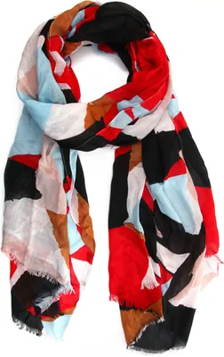 Produktbild von Schal mit geometrischem Design Keo mit tollen Farben und Formen von collezione alessandro