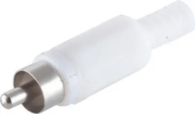 Produktbild von Cinchstecker, weiß
