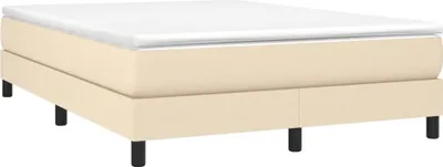 Produktbild von "SALE 2026"Klassische Betten - Creme BoxspringBettgestell - Doppelbett Creme 140x200cm Stoff Stabli Möbel8727301