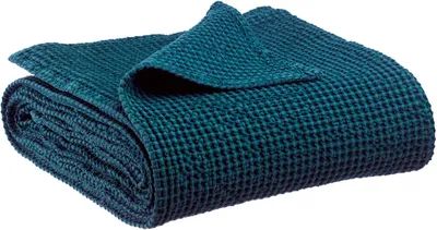 Produktbild von Recycelte Decke Maia indigoblau 140 x 200 cm Vivaraise