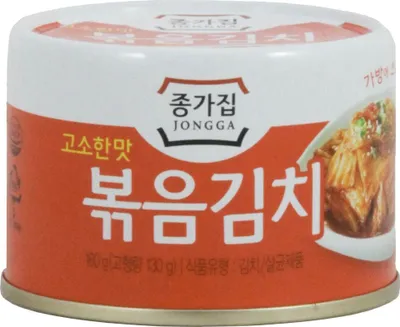 Produktbild von [ 160g/130g ATG ] JONGGA Gerösteter Kimchi KIM CHI Kimchee aus Korea / Roasted Kimchi