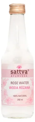 WODA RÓŻANA KOSMETYCZNA 250 ml - SATTVA (AYURVEDA)