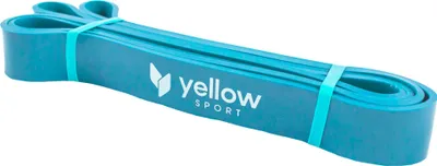 Image de yellowSPORT yellowPOWER Band - Caoutchouc d'exercice - Bleu - 208 cm x 3.2 cm - Résistance 23-34 kg - 1 pc.