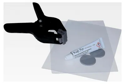 Produktbild von Professionelles Reparaturset für Wasserbetten und Wassermatratzen - schnelles und einfaches Reparieren von Rissen und Löchern - schnelltrocknend, inkl. Zubehör