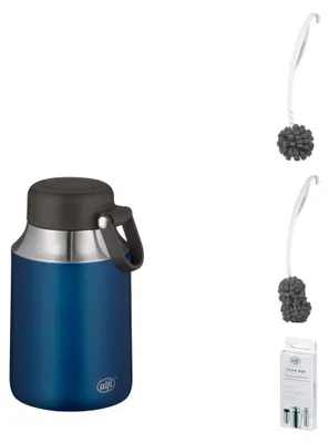 Zdjęcie produktu dla alfi CITY FOOD MUG Thermobecher – Vorteilsset mit Reinigungsbürste CLEAN FIX 30 cm