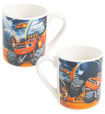 Produktbild von Blaze und die Monster-Maschinen Tasse für Kinder - Monstertruck Arena Kinderbecher Kindertasse aus Keramik 230 ml