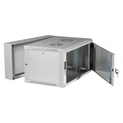 Imagen del producto de Extralink Armario Rack Mural 19 Pulgadas 6U 600×600 mm Gris AZH, Imagen generada por IA