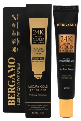 Immagine prodotto di BERGAMO Luxury Gold Eye Serum 30 ml- Siero occhi antirughe BERGAMO LUXURY GOLD