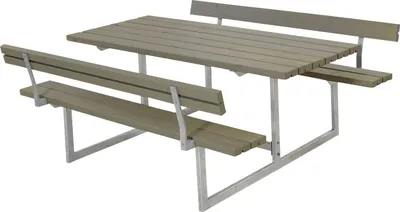 Produktbild von Plus Kombimöbel Basic 177 x 184 x 73 cm mit 2 Rückenlehnen, graubraun