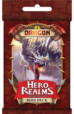 Imagen del producto de Hero Realms: Boss Deck – The Dragon – Juego de mesa – White Wizard Games – 2-4 jugadores – 0+