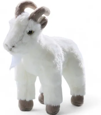 Obrázok produktu pre Koza Carl Dick biela cca 22 cm mäkká hračka, plyšová hračka 3619