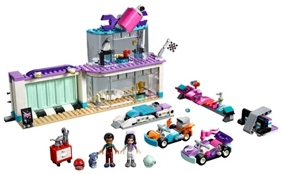 Produktbild von LEGO® Friends Tuning Werkstatt 41351