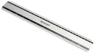 Immagine prodotto di WESTCOTT E-1019100 Westcott Alu-Lineal, 30 cm