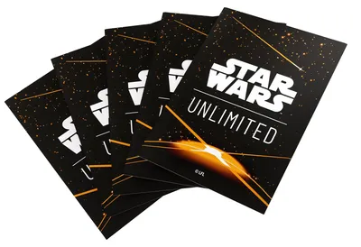 Produktbild von Gamegenic, Star Wars: Unlimited Art Sleeves – Card Back Orange, Zubehör