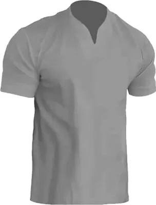 Produktbild von Herren T-Shirts Kurzarm V-Ausschnitt Shirt Muscle Fit Gym Workout Athletic Fresh Clean Classic Tees