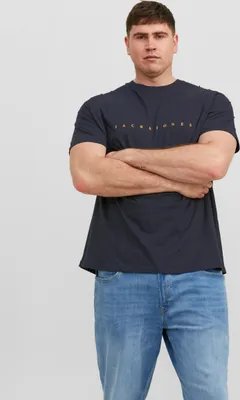Produktbild von Jack & Jones Star Kurzarm-t-shirt 4XL / Regular Mann 4XL