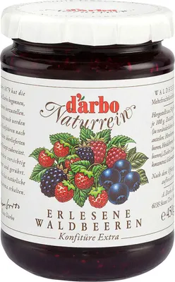 Produktbild von Darbo Naturrein Waldbeeren Mehrfruchtkonfitüre Extra 450g