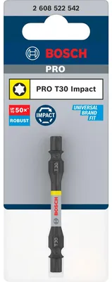 Zdjęcie produktu dla Bit udarowy Bosch PRO z podwójnym ostrzem, 65 mm