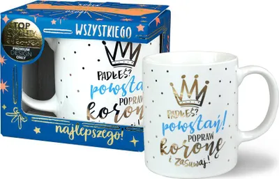 Obrázok produktu pre prémiový hrnček dole? Vstaňte! Q 727