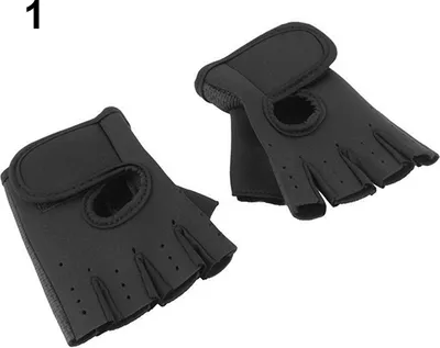 Produktbild von Sport Fitness Radfahren Fitnessstudio Gewichtheben Halbfingerhandschuhe Übungstrainingshandschuh-Schwarz S